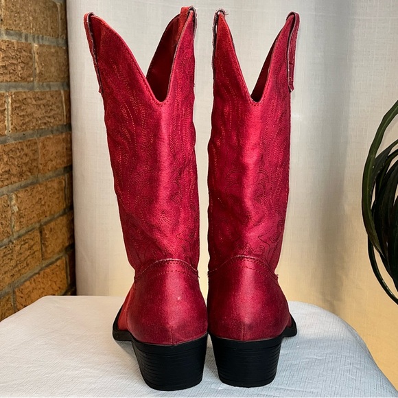 RAMPAGE red western cowgirl boots - 7.5 - Picture 5 of 15